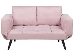 2-istuttava vuodesohva vaaleanpunainen BREKKE
