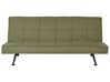 Sofá-cama de 3 lugares em tecido verde-oliva HASLE_912833