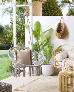 Riipputuoli puuvilla vaaleanharmaa GABELLA Riipputuoli puuvilla vaaleanharmaa GABELLA