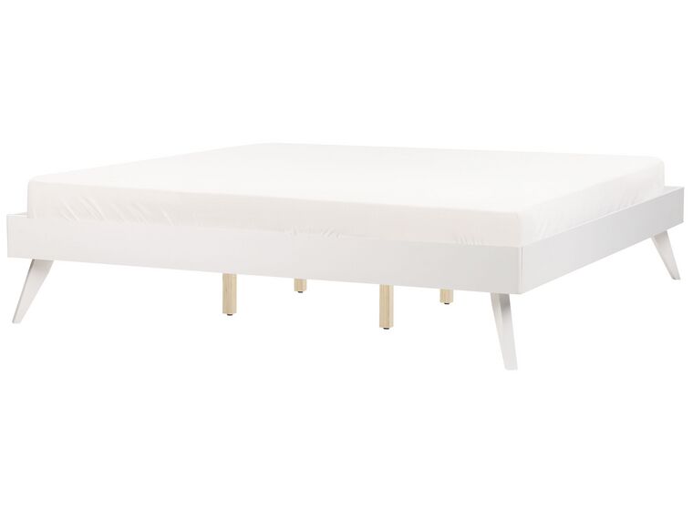 EU Super King Size Bed White BERRIC_912502