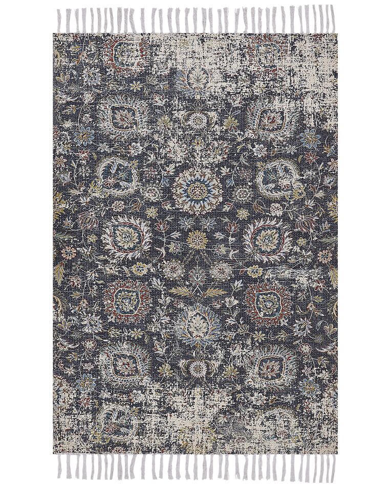 Teppich mehrfarbig 150 x 230 cm orientalisches Muster Kurzflor ARMUTALAN_817446