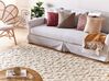 Bavlněný koberec 160 x 230 cm béžový ITANAGAR_839227