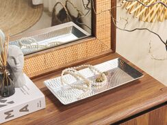 Koristetarjotin alumiini hopea 34 x 17 cm TIERRADENTRO Koristetarjotin alumiini hopea 34 x 17 cm TIERRADENTRO