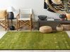 Gabbeh Teppich Wolle grün 160 x 230 cm Tiermuster Hochflor YULAFI_855758