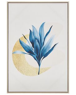 Canvas-taulu beige/sininen 63 x 93 cm CORVARO