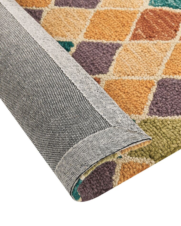 MANI TEXTILE Kinder-Teppich Aus Polyester – Mehrfarbig, Rutschfest, Maschinenwaschbar, 80x150 Cm