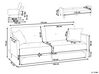 Boucle Sofa Bed Off-White LUCAN_914817
