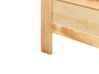 Łóżko drewniane 140 x 200 cm naturalne jasne drewno MAYENNE_906702