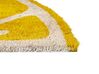Paillasson en forme de citron 40 x 60 cm en fibre de coco jaune IJEN_904918