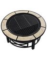 Brasero barbecue en acier noir et céramique HIERRO_763825