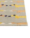 Dětský bavlněný koberec 80 x 150 cm šedý BANKGO_866781