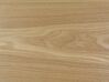 Mesa de comedor de madera clara 200 x 100 cm ERMELO_897119