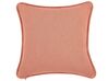 Right Hand Boucle Chaise Lounge Peach Pink CHEVANNES_819581
