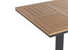 Záhradný stôl 60 x 60 cm svetlé drevo/čierna PALMI_808203