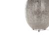 Lampa stołowa orientalny lampion metalowa srebrna MARINGA_722881