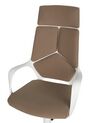 Swivel Office Chair Brown and White DELIGHT_903334