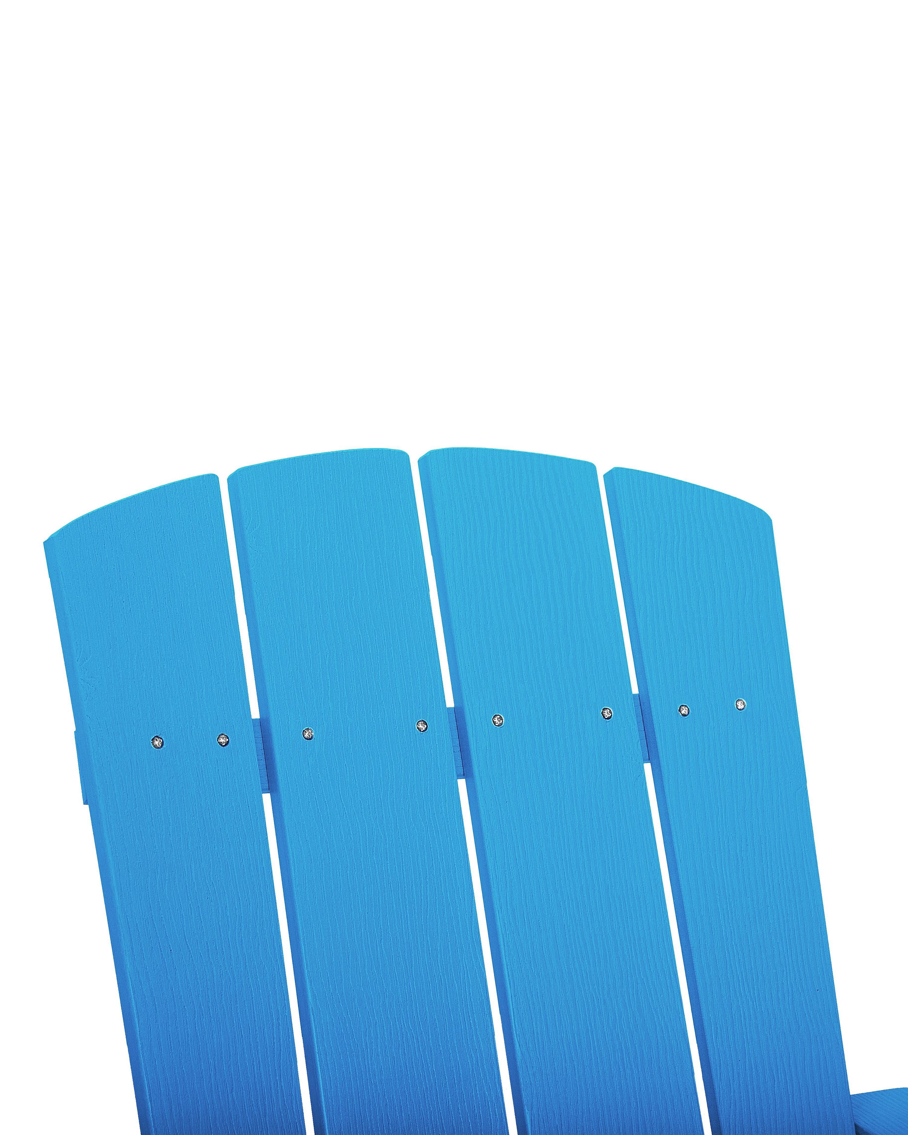 Krzesło ogrodowe niebieskie ADIRONDACK