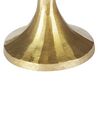 Conjunto de 3 candeleros de metal dorado ZIMBABWE_823128