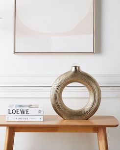 Koristemaljakko alumiini kulta 40 cm COMAL Koristemaljakko alumiini kulta 40 cm COMAL