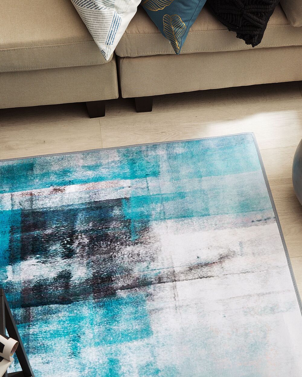 Dywan 80 x 150 cm niebieski TRABZON