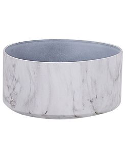 Kukkaruukku marmorikuvio valkoinen ⌀ 35 cm VALTA Kukkaruukku marmorikuvio valkoinen ⌀ 35 cm VALTA