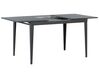 Extending Dining Table 120/160 x 80 cm Black NORLEY_785633