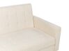 Fabric Sofa Bed Off-White VEHKOO_914652