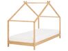 Drevená detská posteľ 90 x 200 cm svetlé drevo ORLU_911129
