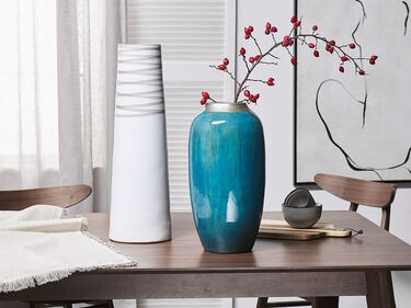Dekorativ vase blå MILETUS