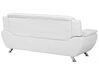 3-istuttava sohva keinonahkainen valkoinen LEIRA_711178