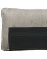 Fabric Armchair Taupe NURMO_896348