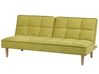 Fabric Sofa Bed Green SILJAN_702096