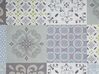 Teppich bunt  80 x 150 cm Mosaik-Muster Kurzflor INKAYA_754919