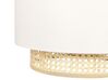 Lampe suspension en rotin beige et naturel YUMURI_837022