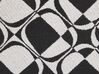 Sierkussen set van 2 geometrisch patroon zwart/wit 45 x 45 cm KOTURE_802250