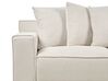 3 Seater Chenille Sofa Off-White VISKAN_903505