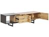  TV Stand Light Wood and Black FIORA_797393