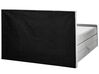 Boxspringbett Polsterbezug hellgrau mit Bettkasten hochklappbar 160 x 200 cm ARISTOCRAT_873793