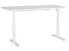 Schreibtisch weiß 160 x 72 cm elektrisch höhenverstellbar DESTINAS_899577