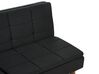 Sofa rozkładana czarna RONNE_912336