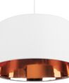 Lámpara de techo en blanco/cobre KALLAR_773597