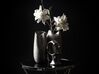 Dekoratívna kameninová váza 33 cm strieborná APAMEA_733667