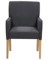 Fabric Dining Chair Grey ROCKEFELLER_770958