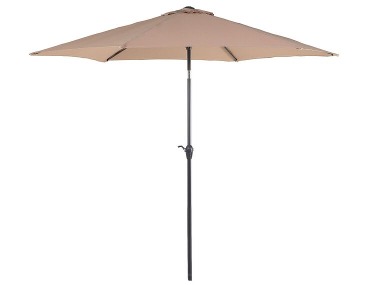 Aurinkovarjo hiekanruskea ⌀ 270 cm VARESE_813378