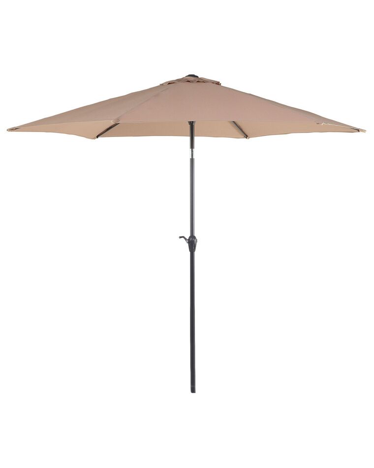 Parasol de jardin beige sable ⌀ 270 cm VARESE_813378