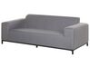 5 Seater Garden Sofa Set Grey with Black ROVIGO_795330