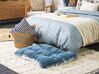 Velvet Dog Bed 90 x 60 cm Blue ERGANI_826445