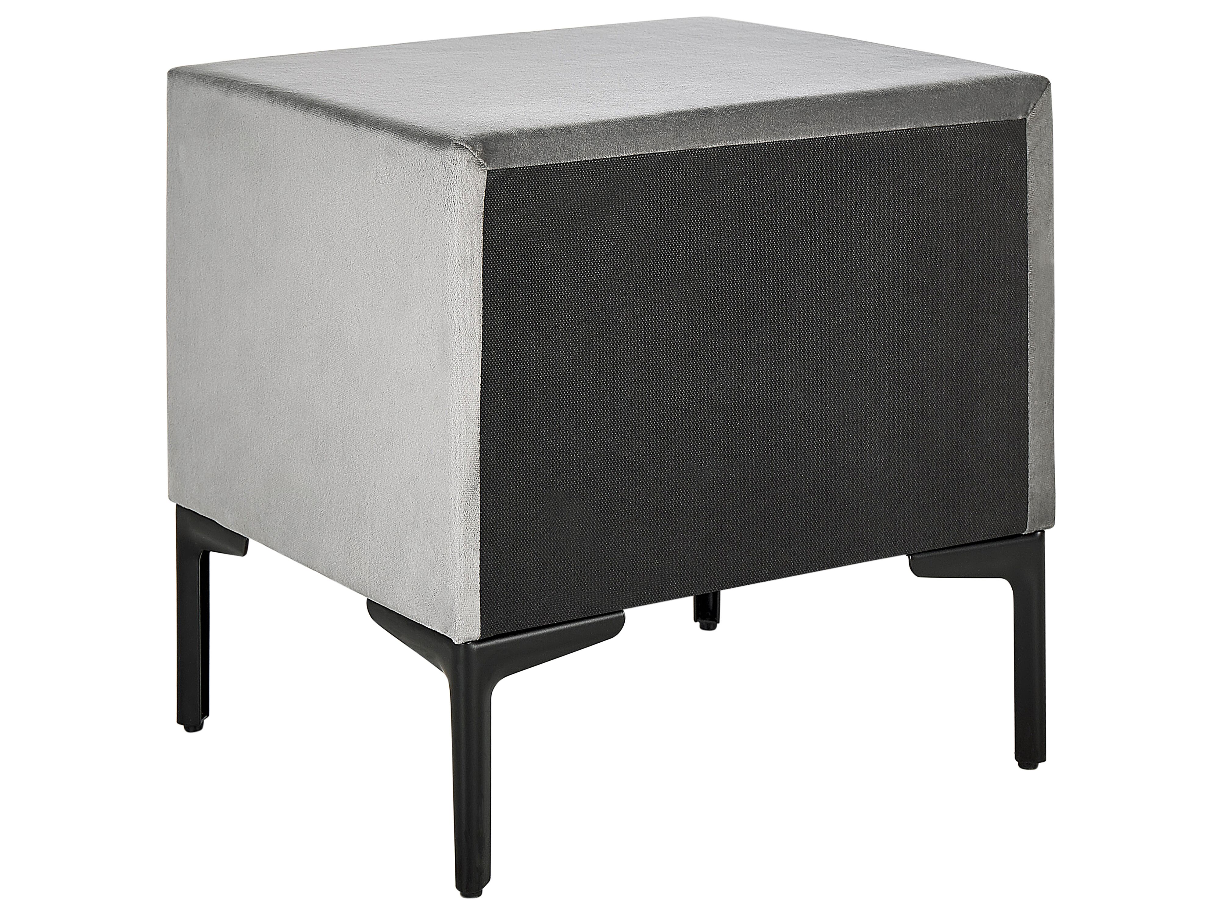 Schlafzimmer komplett Set 3-teilig grau 180 x 200 cm SEZANNE | Beliani.de