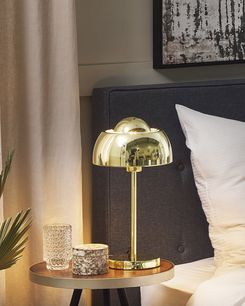 Pöytävalaisin metalli kulta SENETTE Pöytävalaisin metalli kulta SENETTE