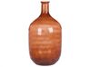 Glass Decorative Vase 51 cm Golden Brown DALCHINI_823731